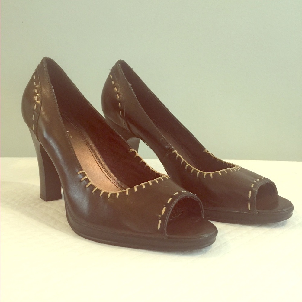 Nicole Peep Toe Heels